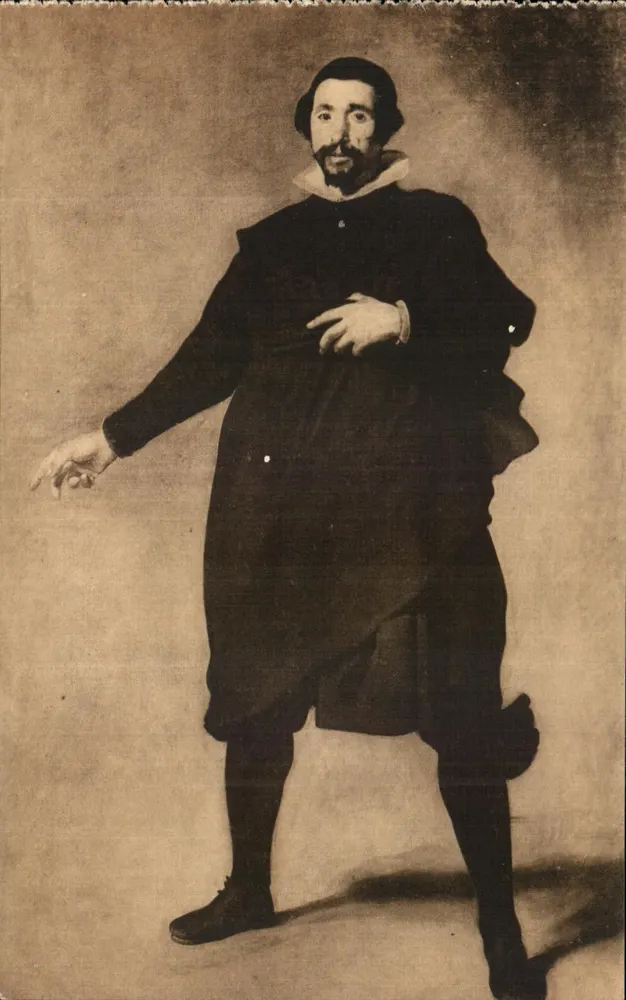 Pablo de Valladolid — Portrait von Velázquez — Phototypie Hauser & Neket, Madrid - Vorderseite