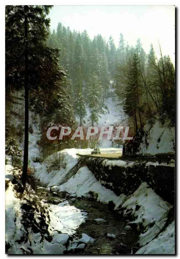 A estrada do Col — vista nevada — Editor CEPAPHIL, n° F. 30741 - Frente