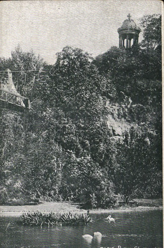 Piscina Butin - Castelo de Chantilly — editor não identificado, número de série não visível - Frente