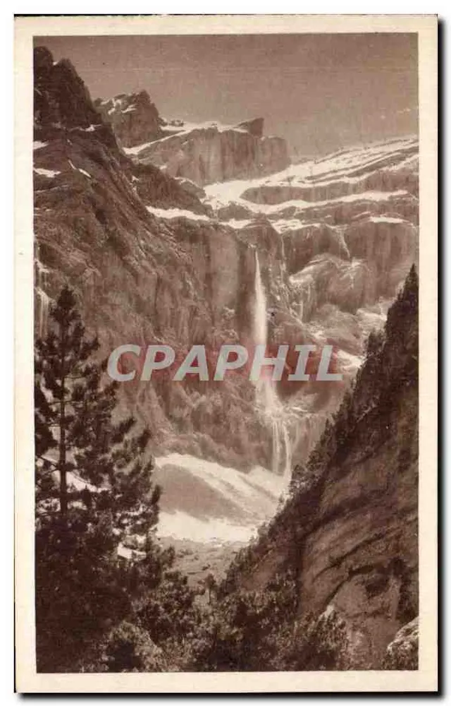 Gavarnie — A Grande Cascata — Edição Photo-Quinault, Lourdes - Frente