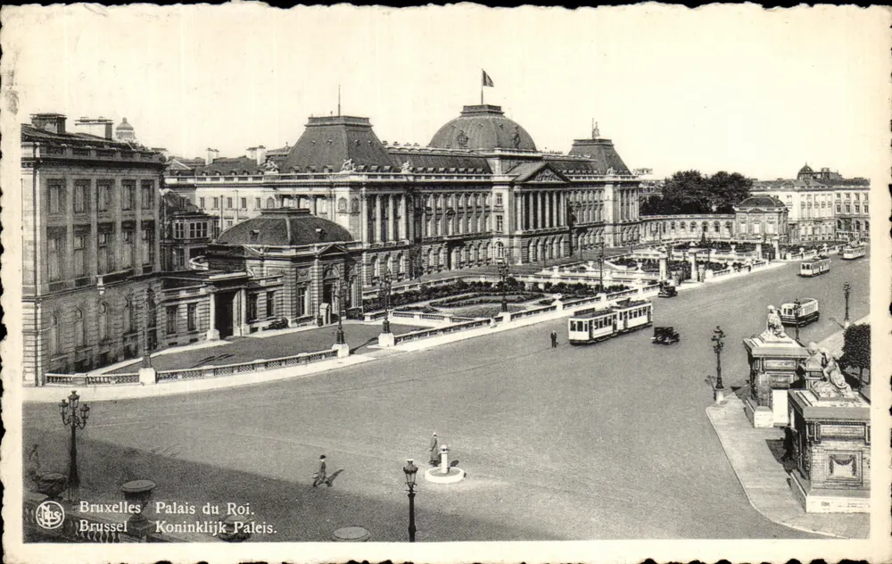 Bruxelas - Palácio do Rei — editor N. S. (N. S. - Bruxelas) série 12 - Frente