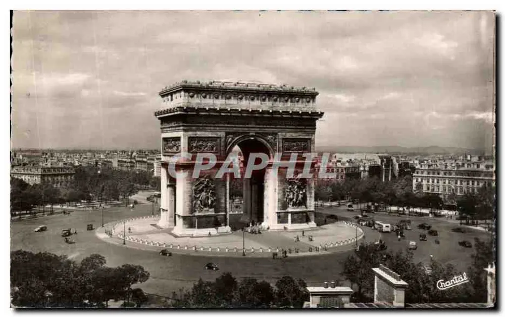 Arco di Trionfo — Parigi — Edizioni Chantant, n°446 - Recto