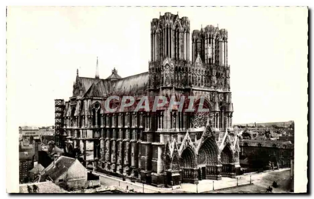 Catedral de Reims — vista da fachada — P. 5 - Frente