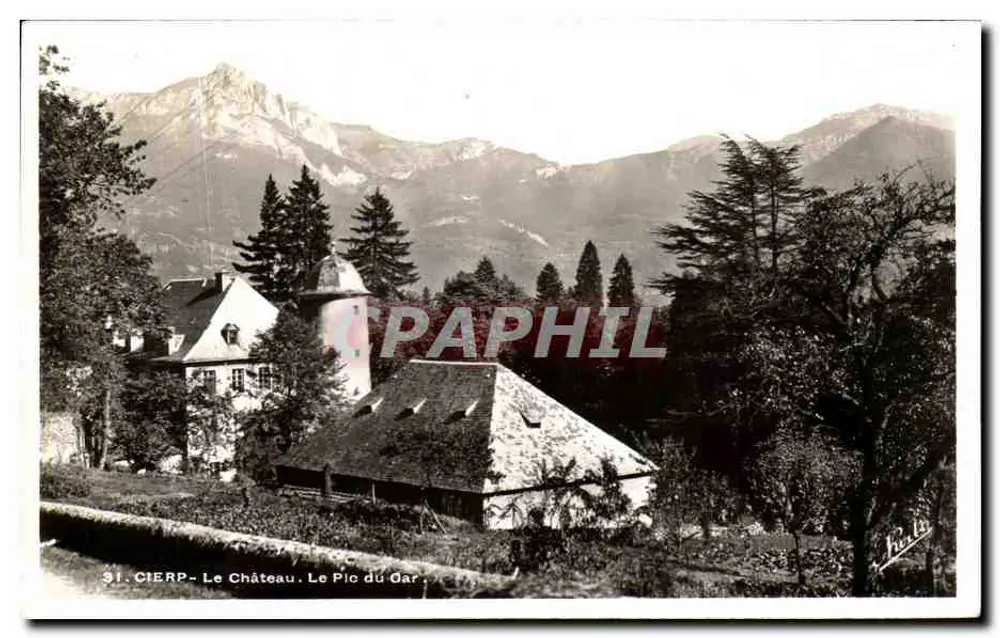 Cierp - Het Kasteel. Het Pic du Gar — Uitgever: F. Porta - Voorkant