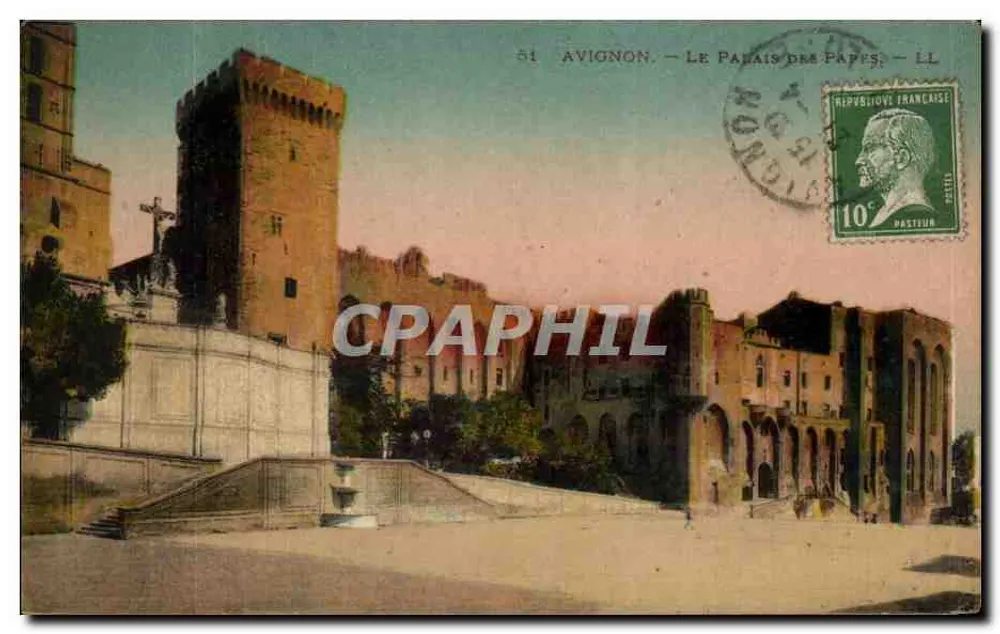 Avignon — O Palácio dos Papas — editor LL - Frente