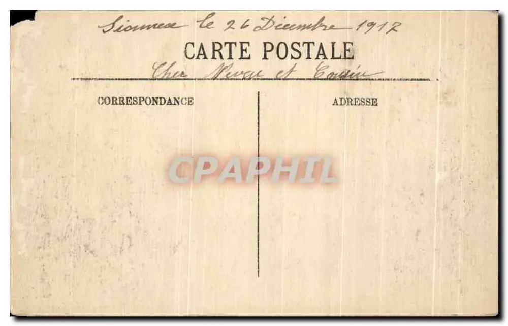 Cannes-les-Bains — Das Establishment von Châtelet und der See — Selecta LL - Rückseite