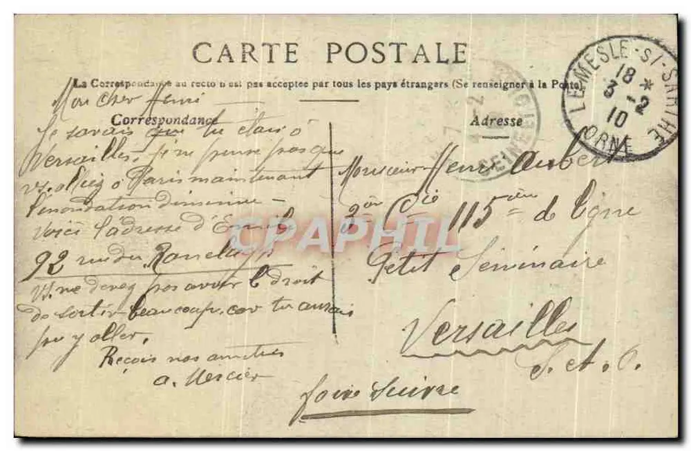 Toulouse — O Ponte Saint-Michel — Editora: Straub & Fils - Verso