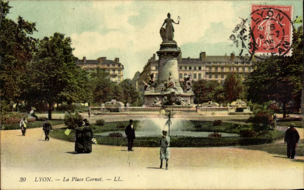 LYON — Plac Carnot — LL. - Awers
