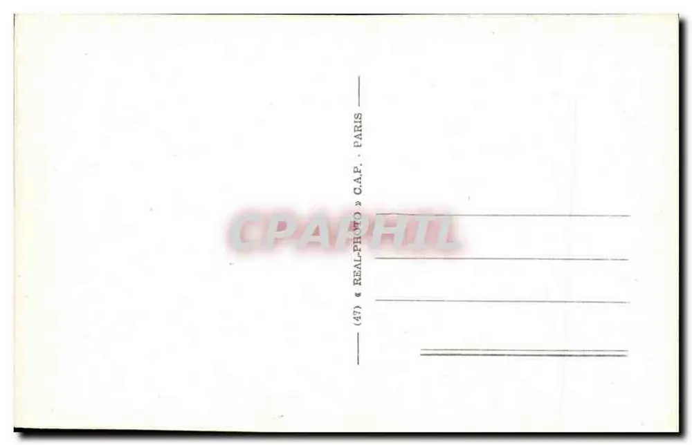 Amiens — Katedra. Widok ogólny — « REAL-PHOTO » C.A.P. PARIS - Rewers