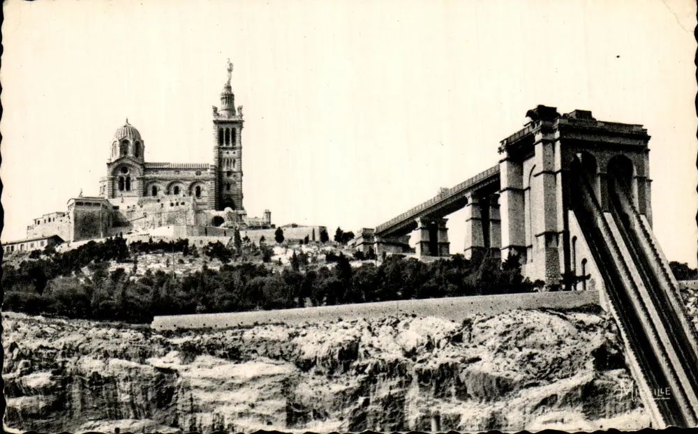Marseille - Notre-Dame de la Garde und die Aufzüge — Éditions & Michèle, Marseille - Vorderseite