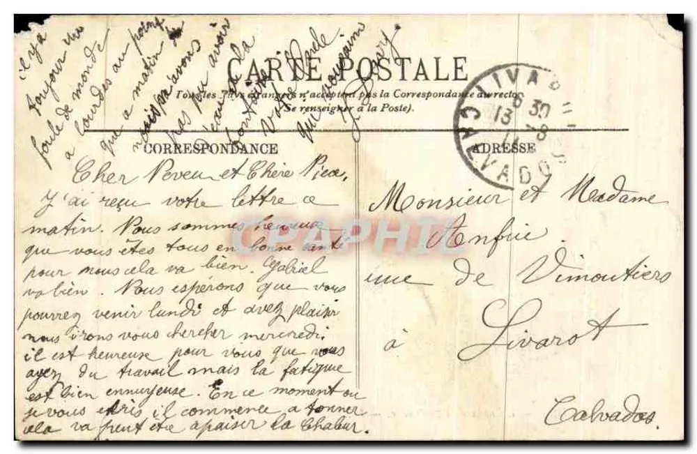 Lourdes — A Entrada da Esplanada — LL. — N° 128 - Verso
