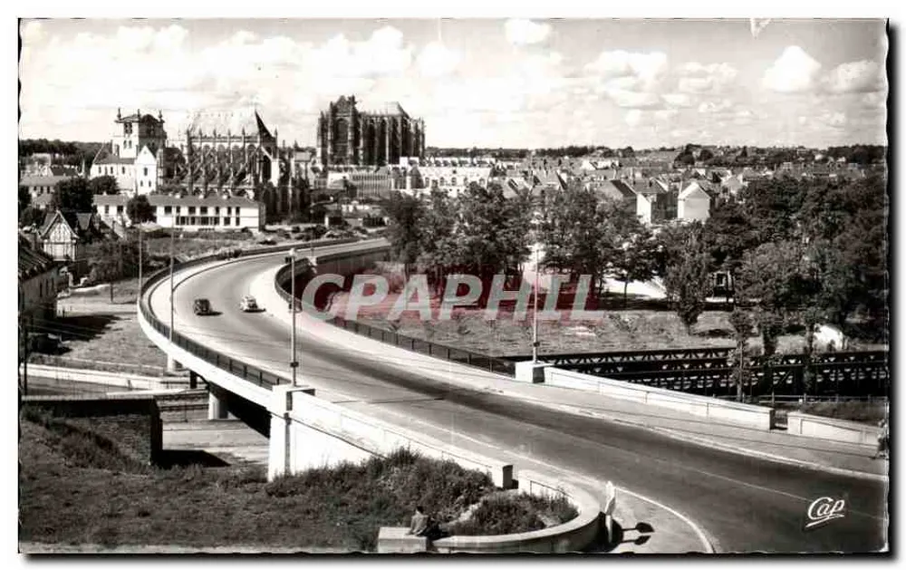 Beauvais — Der Straßenbrücke und die Kathedrale — Cap - Vorderseite