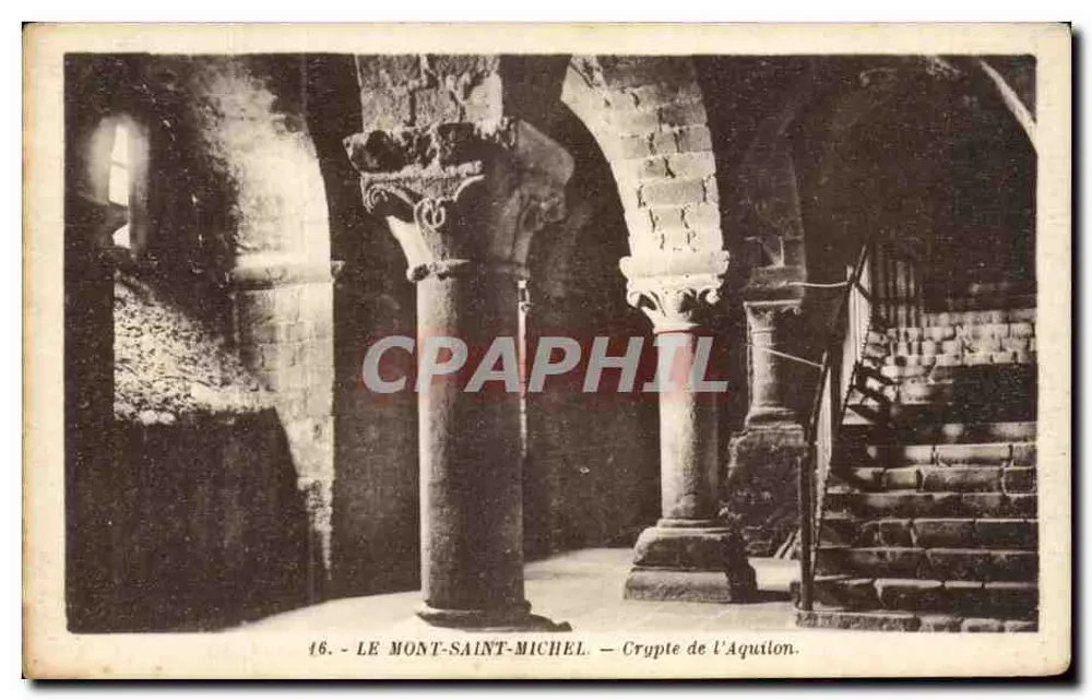 Monte-São-Mihiel — Cripta do Aquilão — Edição E. Lecottelely, Granville - Frente