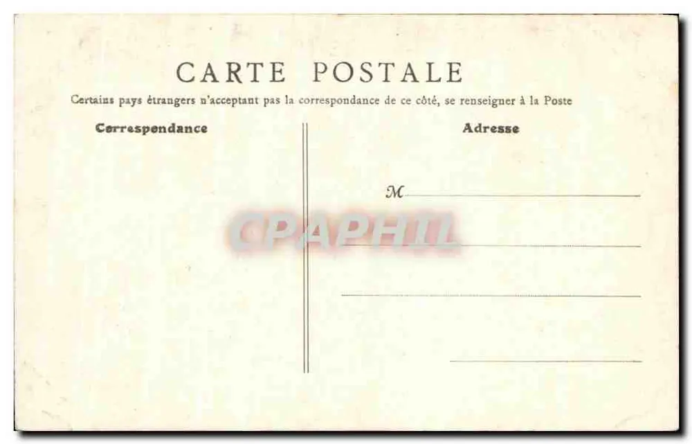 Mont-Saint-Michel — A Escada Abbatial — AK Hermine, n°44 - Verso