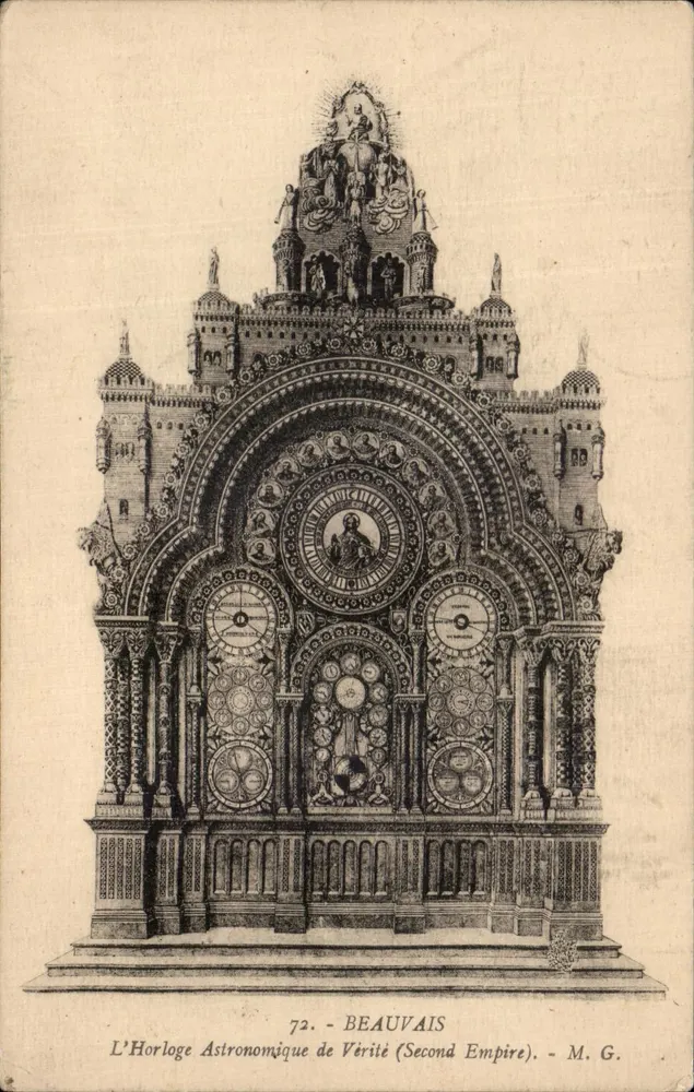 Die astronomische Uhr von Vérité (Zweitreich) — Beauvais — M. G. n°72 - Vorderseite