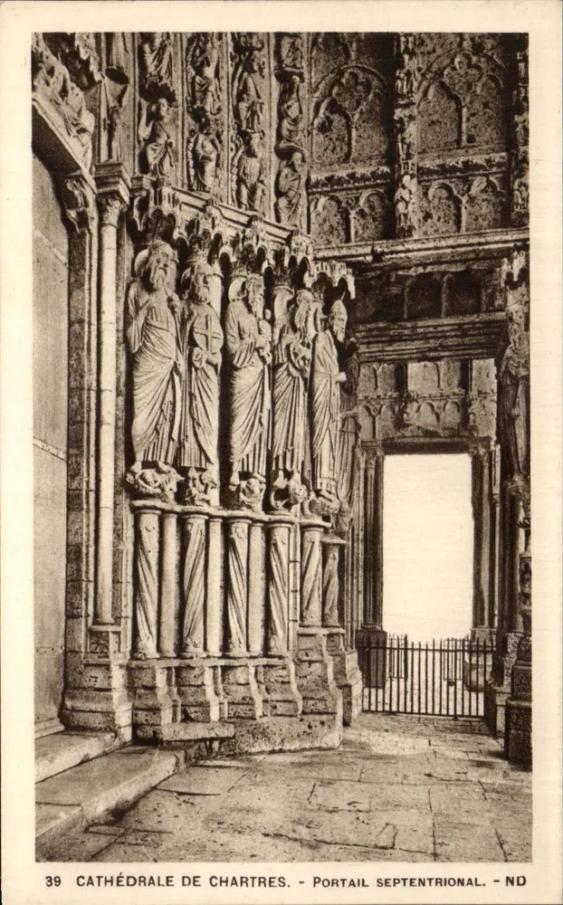 Kathedrale von Chartres — Nordportal — ND - Vorderseite