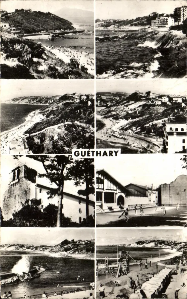 Guéthary — Panoramablick — Réal-Photo - Vorderseite