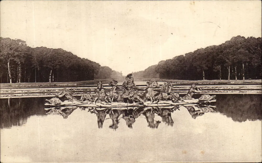 Bogen von Versailles — Bassin d'Apollon und Kanal — unbekannter Verlag, Nr. 57 - Vorderseite