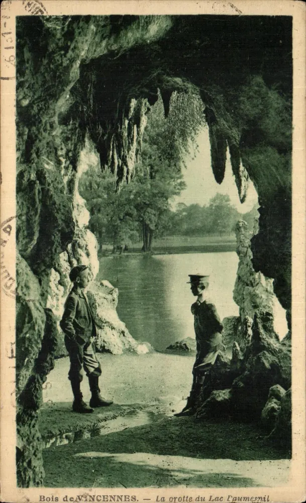 Bois de VINCENNES — Die Höhle des Sees Ppumesnil — Fotoausgabe Blançourt (Oise) - Vorderseite