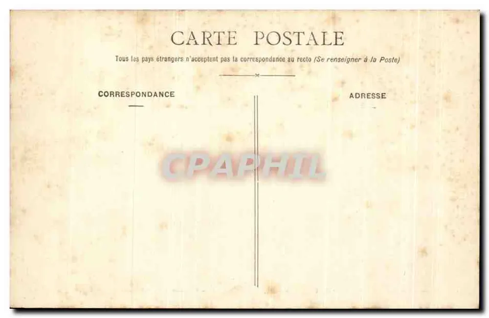 Châteaudun — O Castelo — Lareira da Renascença — Edição Galeries Modernes n°148 - Verso