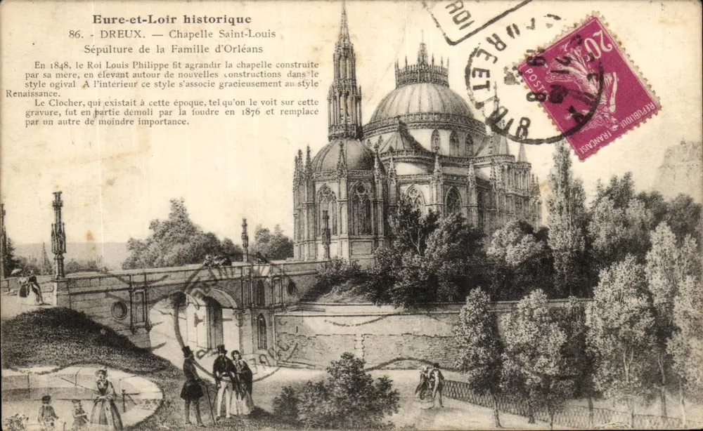 Dreux — Kapelle Saint-Louis — G. Fourault, n°28 - Vorderseite