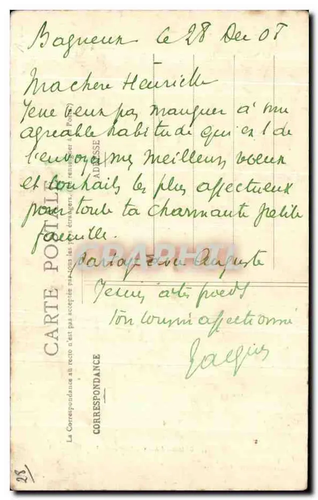 Schloss Anet - Der Vestibül — Ch. Foucault, Verlag, Dreux - Rückseite