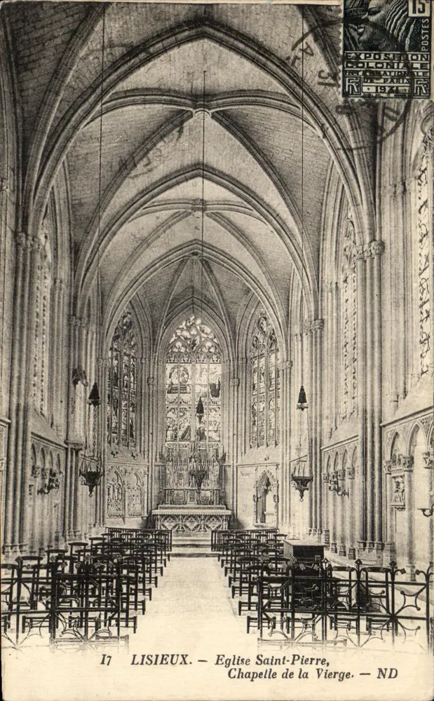 Lisieux — Église Saint-Pierre, Chapelle de la Vierge — Exposition de Paris 1900 - Vorderseite