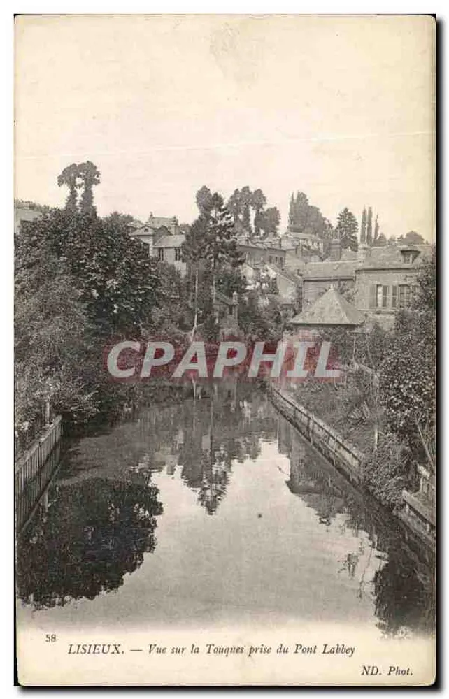 Lisieux — Ansicht der Touques vom Labbé-Brücke — ND. Phot. - Vorderseite