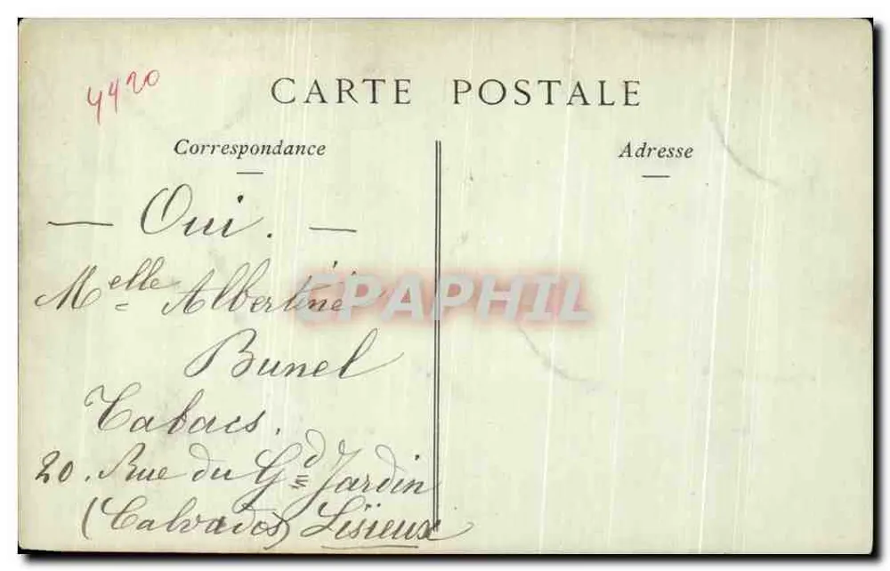 Lisieux — Ansicht der Touques vom Labbé-Brücke — ND. Phot. - Rückseite