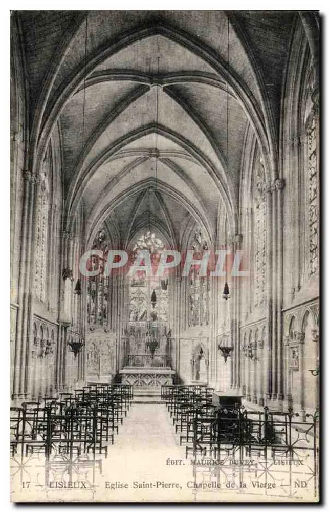 Lisieux — Kirche Saint-Pierre, Kapelle der Jungfrau — Verlag Maurice Duvex - Vorderseite
