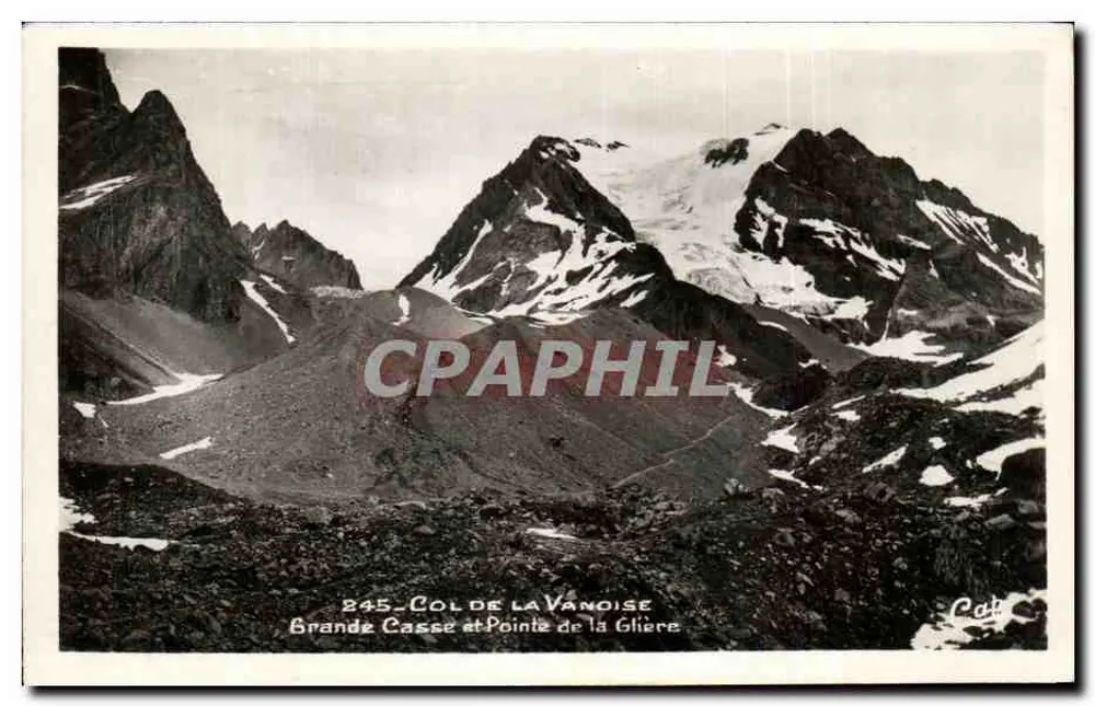 Col de la Vanoise — Grande Casse und Pointe de la Glière — Verlag C.A.P. Nr. 245 - Vorderseite