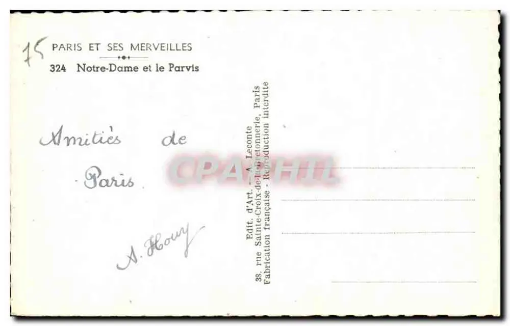 Notre-Dame de Paris — vista frontal — Guy - Verso