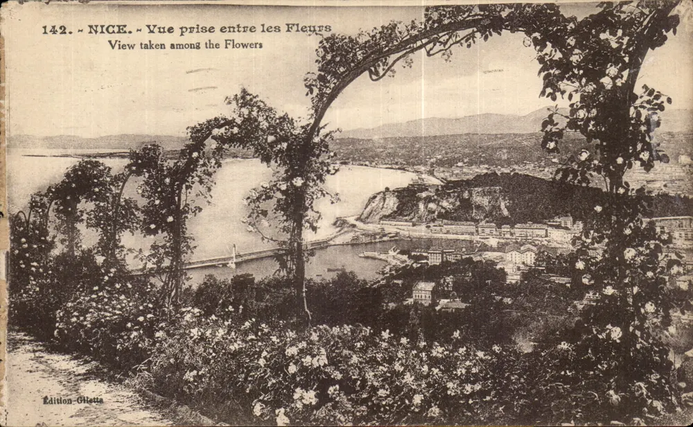 Nizza — Uitzicht genomen tussen de Bloemen — Editie Giletta, n°142 - Voorkant