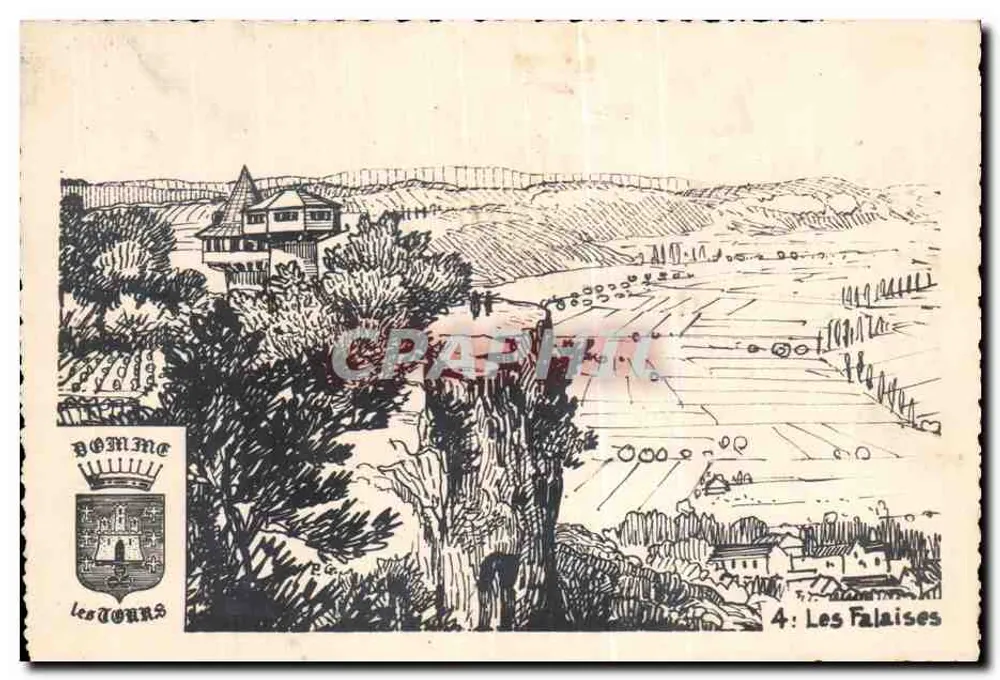 Le Scogliere — vista panoramica — BOMME les TOURS, n°4 - Recto