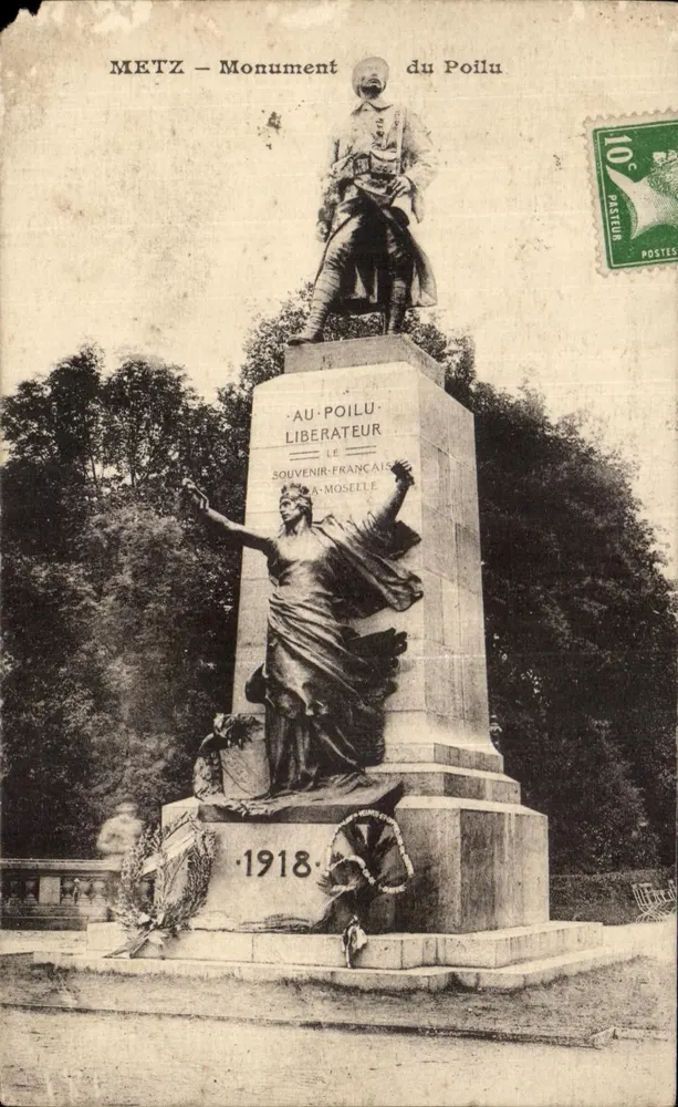Metz — Monument du Poilu Libérateur — éditeur Presteur, n° de série non visible - Vorderseite