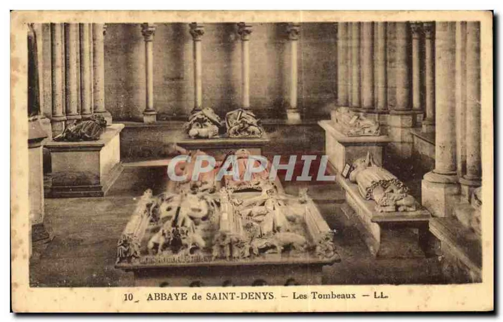 Abadia de Saint-Denis — Os Túmulos — LL - Frente