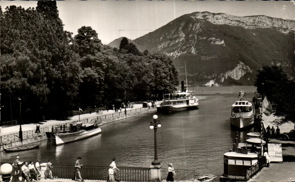 Der Hafen und der Mont Veyrier — Annecy — Editions G. Mouchet - Vorderseite