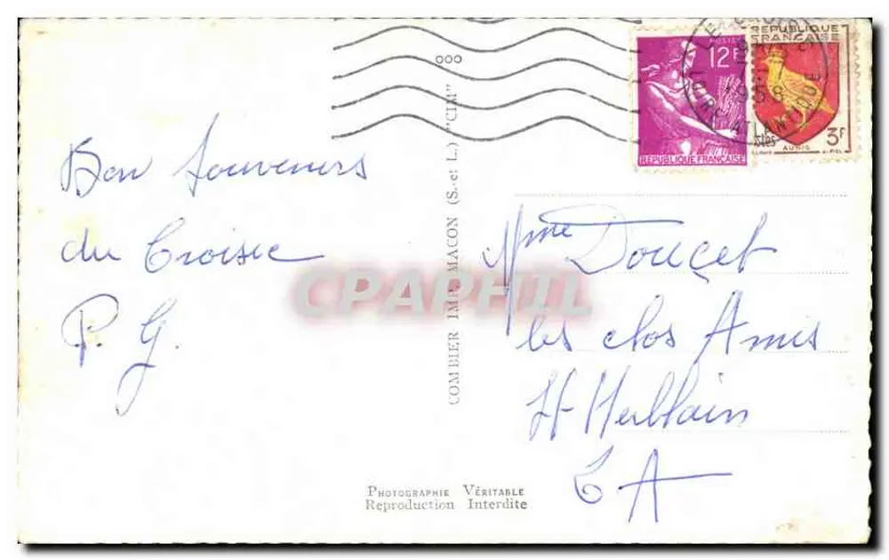 Le Croisic — Loire-Inf. — Combiér Imprimeur - Verso