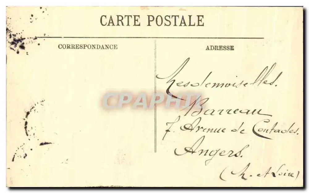 Paris (IVe) — O Hotel de Ville — LL. — N° 119 - Verso