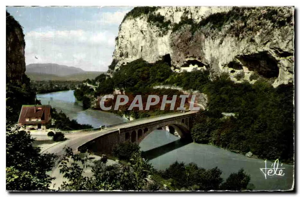 Brücke von Balme — nahe dem Tunnel der Dent du Chat — Verlag TLE - Vorderseite