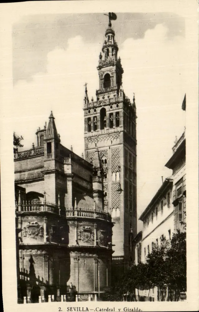 Sevilha — Catedral e Giralda — Editor desconhecido, n° 2 - Frente