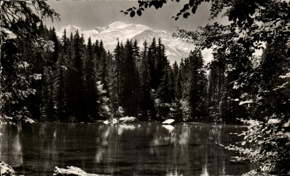 Plateau d'Assy - Grüner See — Spiegel des Mont-Blanc — C.A.P. Paris - Vorderseite