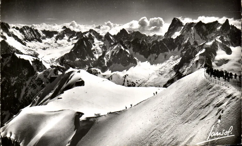 Aiguille do Midi — Vista panorâmica — Jansol - Frente
