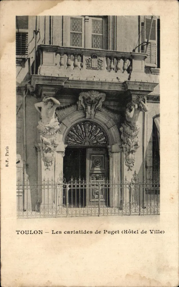 Toulon — Les cariatides de Puget (Hôtel de Ville) - Vorderseite