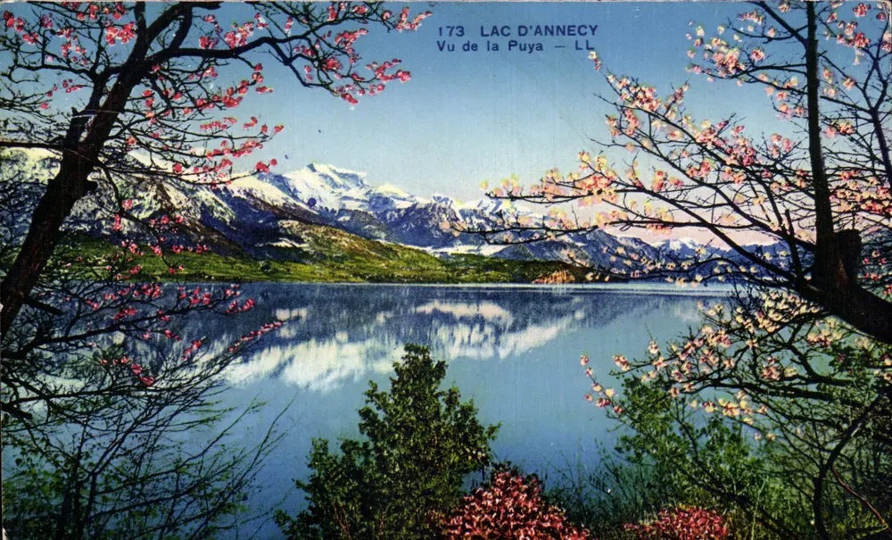 Lago de Annecy — vista da Puya — LL, n° 173 - Frente