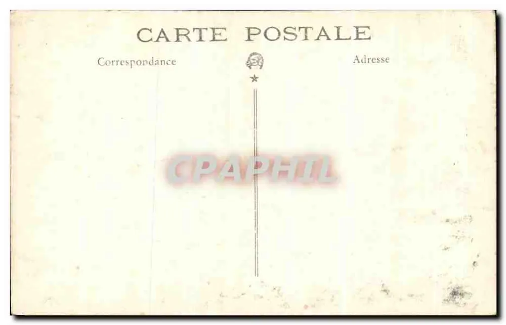 Interior de uma igreja — decorações patrióticas — Carte postale - Verso
