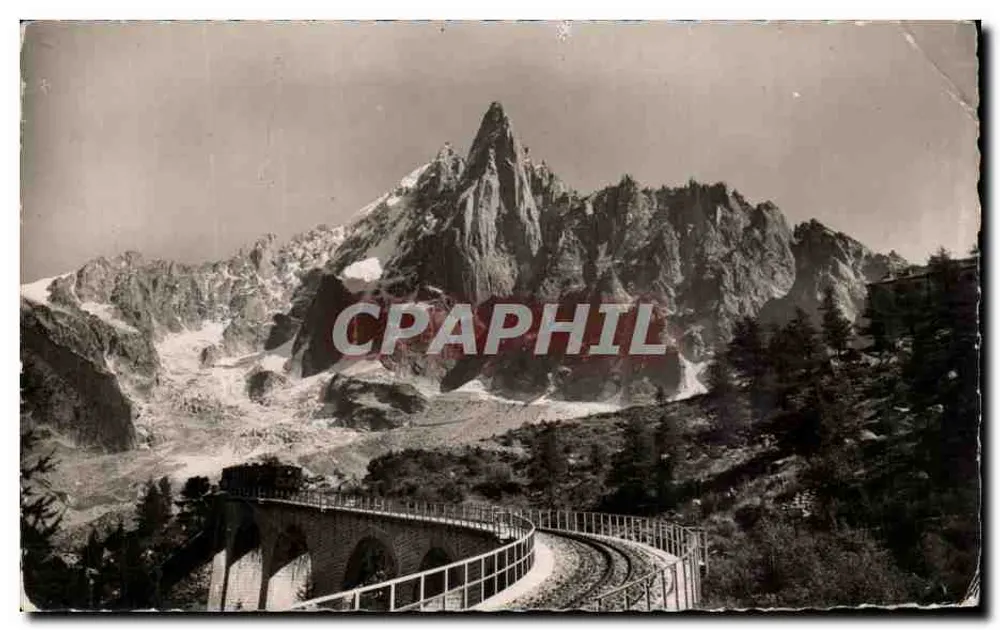 Viaduc du Montenvers und die Aiguille du Drû — Chamonix-Mont-Blanc — Photo GAY-COUTTET (53) - Vorderseite