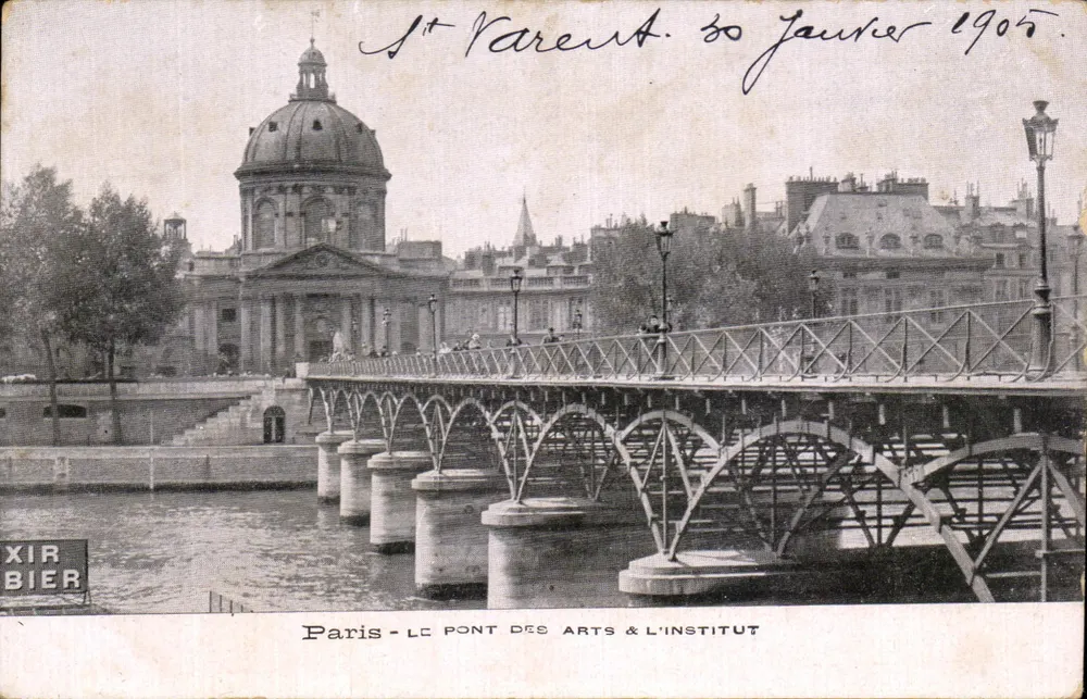 Paris — O Pont dos Artes & A Instituição — XIR BIER - Frente