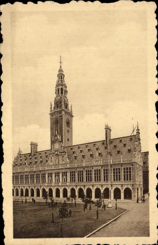 Bibliothèque de l'Université - Hauptfassade — Louvain — Verlag: Pressebüro, 116, Boulevard de Namur, Louvain - Vorderseite