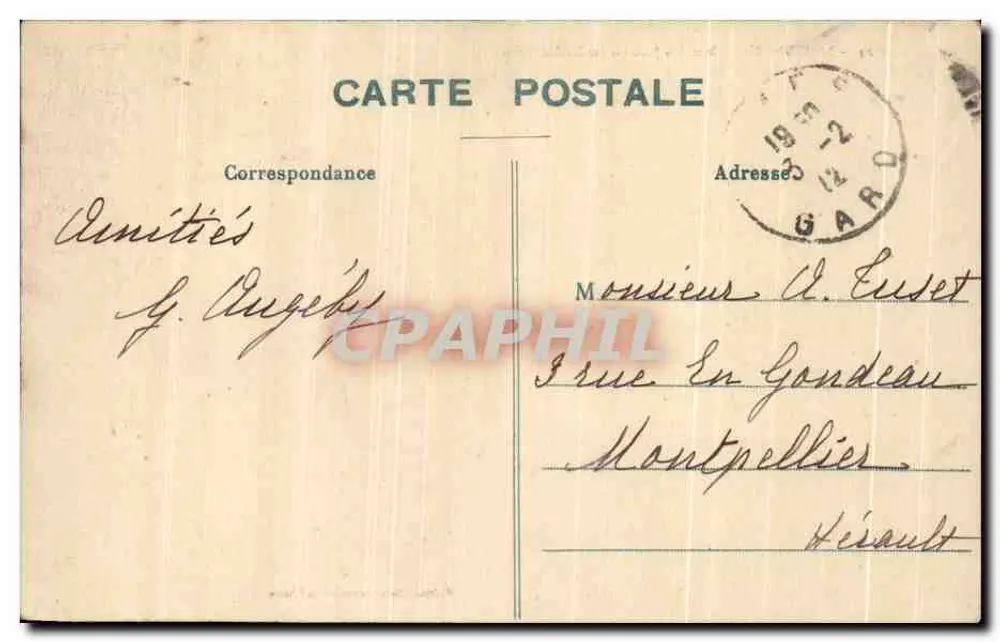 Gärten der Fontaine — Nîmes — Édition Granier 41 Pites, Nîmes - Rückseite